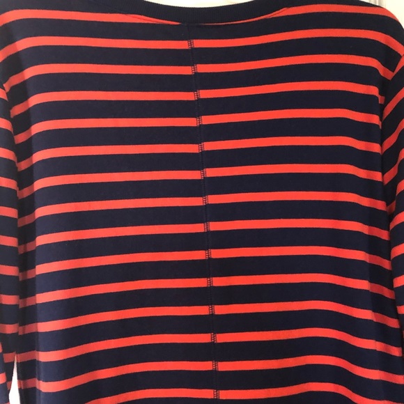 Old Navy • NWT • Red & Navy Blue Striped Sweater Dress - Picture 12 of 12